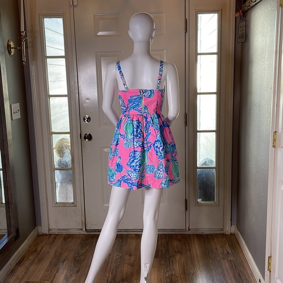 Lilly Pulitzer Ardleigh Sleeveless Sweetheart Neckline Mini Dress Size 00 READ!! - Picture 7 of 11